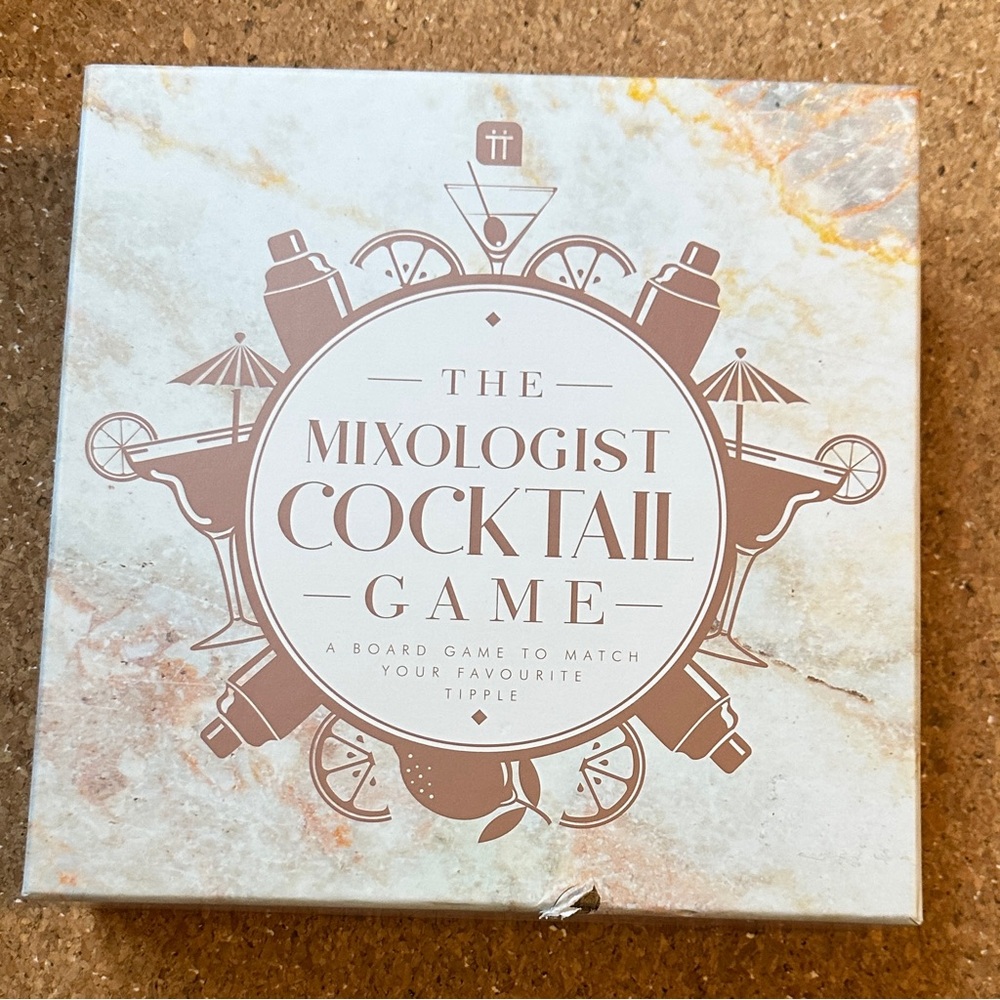 The Mixologist Cocktail Game - Cocktail Themed Trivia Board Game